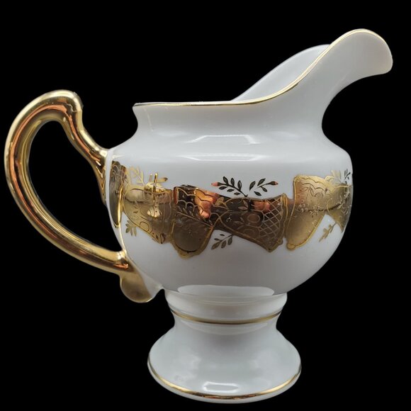 Norcrest Japan Creamer Sugar Bowl with Lid Set Coffee Tea 50th Anniversary L 257 - Picture 6 of 10